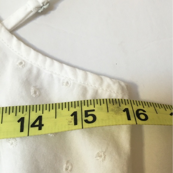 La Redoute Creation White Cotton Slip Dress Size 8 - Picture 10 of 12